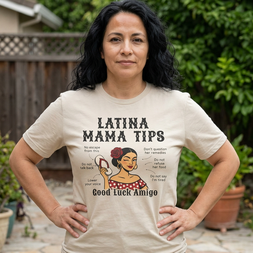 Latina Mamá Tips T-Shirt